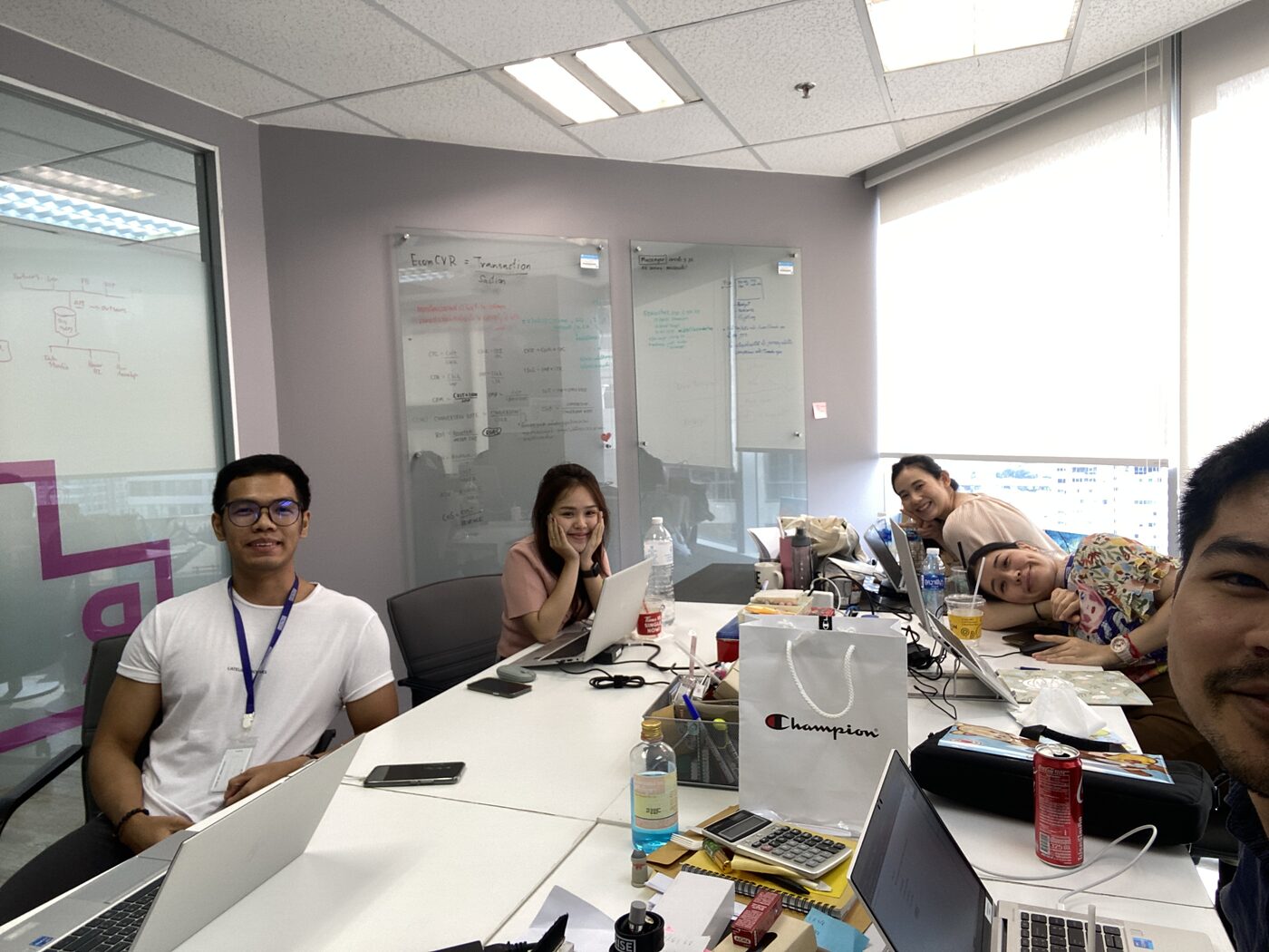 The IPG search team at their desks
